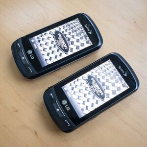 LG Rumor Reflex LN272 - Titan Gray and Silver ( Sprint ) Phones, lot of 2